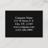 Rustikale Sonnenblume an der Barbe Visitenkarte (Rückseite)