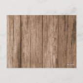 Rustikale Sonnenblume Baby Dusche Ampere und Chic Postkarte (Rückseite)