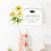 Rustikale Sonnenblume Bouquet Abschluss Banners Banner (Insitu)