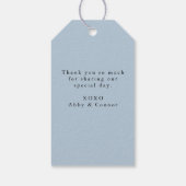 Rustikale Sonnenblume Bouquet Wasserfarbe Geschenkanhänger (Rückseite)