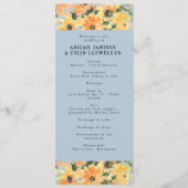 Rustikale Sonnenblume Bouquet Wasserfarbe Programm (Vorderseite)