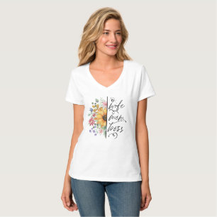 Rustikale Sonnenblume Ehefrau Mama Boss T Shirt