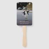 Rustikale Sonnenblume Elegantes Summer Retirement  Fächer (Rückseite)