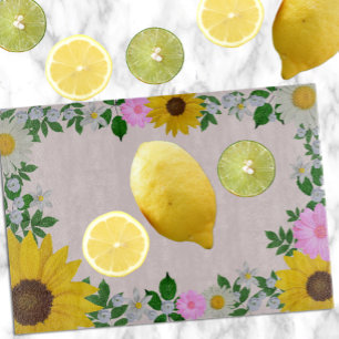 Rustikale Sonnenblume Gänseblume Blumen Pink Schneidebrett