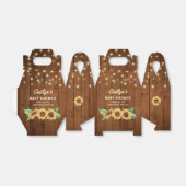 Rustikale Sonnenblume Geschlecht neutrale gelbe Ba Geschenkschachtel (Ungefaltet)