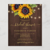 Rustikale Sonnenblume HAUSHALT Brause Dusche Einla (Vorderseite)