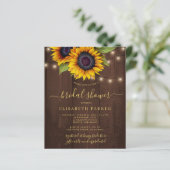 Rustikale Sonnenblume HAUSHALT Brause Dusche Einla (Stehend Vorderseite)