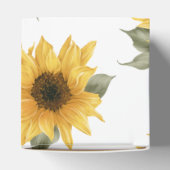 Rustikale Sonnenblume, Hochzeit im Herbst Geschenkschachtel (Oben)