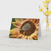 Rustikale Sonnenblume Karte (Gelbe Blume)