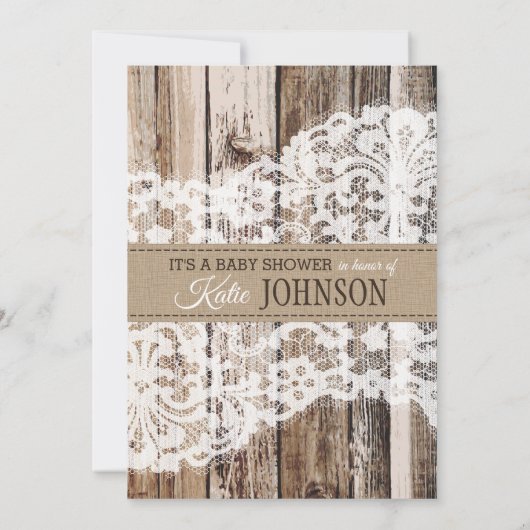 Rustikale Sonnenblume Kinderdusche Einladung (Rückseite)