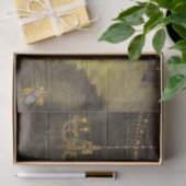 Rustikale Sonnenblume Land Kronier Glam Seidenpapier (Geschenk)