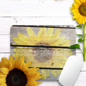 Rustikale Sonnenblume Mousepad