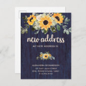 Rustikale Sonnenblume | Neue Ankündigung zur Adres (Vorne/Hinten)