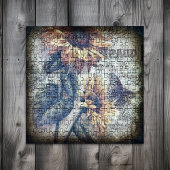 Rustikale Sonnenblume Schmetterling Ephemere Puzzle