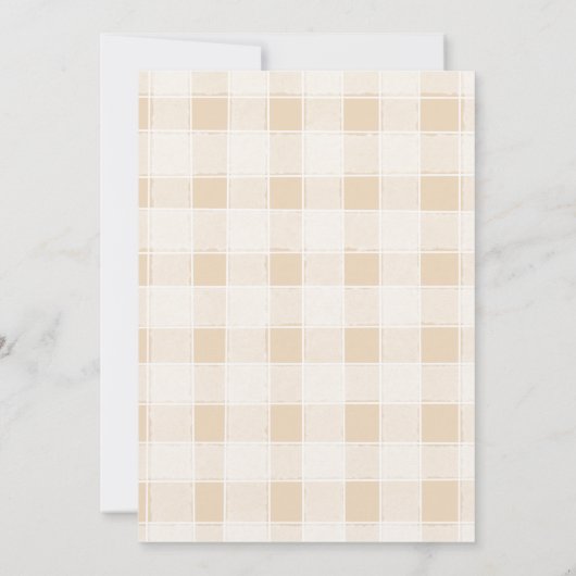 Rustikale Sonnenblume Sie fand ihren Honey Bridal Einladung (Rückseite)