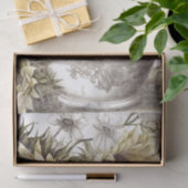 Rustikale Sonnenblume Vase Paris Country Decoupage Seidenpapier (Geschenk)