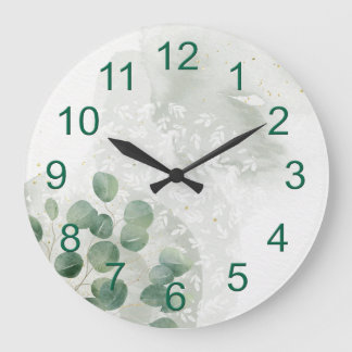 Rustikale Sonnenblume Wohngestaltung Große Uhr