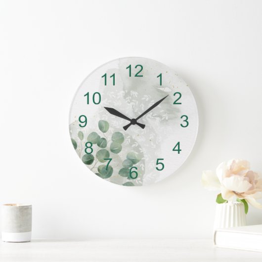 Rustikale Sonnenblume Wohngestaltung Große Uhr (Zuhause)