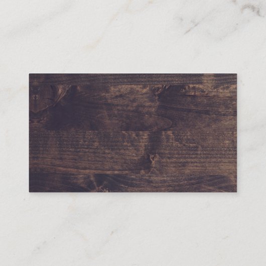 Rustikale Sonnenblume | Wood Wedding Website UAWG Begleitkarte (Rückseite)