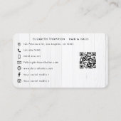 Rustikale Sonnenblumen Afrikanischer Nagelbus Visitenkarte (Rückseite)