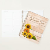 Rustikale Sonnenblumen auf Holz Planer (Anzeige)