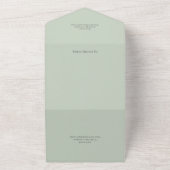 Rustikale Sonnenblumen auf Sanitäter mit QR-Code All In One Einladung (Außenbereich)