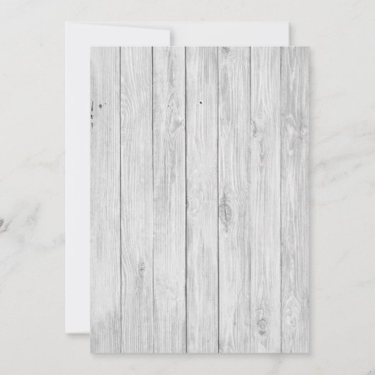 Rustikale Sonnenblumen Babydusche Einladung (Rückseite)