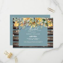 Rustikale Sonnenblumen bezaubern Aquamarines Braut