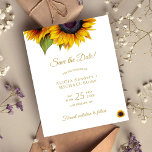 Rustikale Sonnenblumen BUDGET Save the Date Hochze<br><div class="desc">Moderne rustikale Sommer- oder Herbst-Hochzeit im Herbst stilvolle, erschwingliche Save the Date Vorlage mit großen gelben goldenen Sonnenblumen Bouquets und einem schicken Imitat Gold Typografie Drehbuch. Einfach mit Ihren Daten personalisieren! Die Einladung ist geeignet für elegante rustikale böhmische Garten-Hinterhofshöfe oder Bauernhöfe Blumenställe Hochzeiten. BITTE LESEN SIE DIES VOR DEM KAUF!...</div>