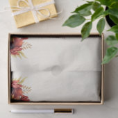 Rustikale Sonnenblumen & Burgund Florals Dekoupage Seidenpapier (Geschenk)