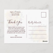 Rustikale Sonnenblumen Chic Rote Rosen Hochzeit Vi Postkarte (Rückseite)