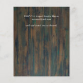 Rustikale Sonnenblumen Gelbe Burgunder Blumenzehen (Rückseite)