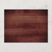 Rustikale Sonnenblumen, geometrisches Brautparty Postkarte (Rückseite)