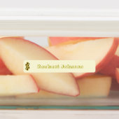 Rustikale Sonnenblumen Geschirrspüler Safe Labels Etiketten (Befestigt)