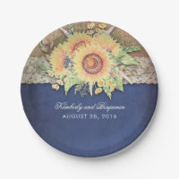 Rustikale Sonnenblumen-Hochzeit