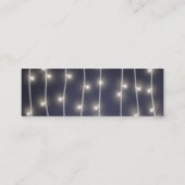 Rustikale Sonnenblumen Hochzeitswebsite UAWG Mini Visitenkarte (Rückseite)