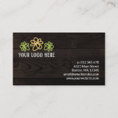 Rustikale Sonnenblumen Holzkörner Gelbes Herz 10. Treuekarte (Rückseite)