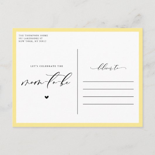 Rustikale Sonnenblumen in Mason Jar Babydusche Einladungspostkarte (Rückseite)