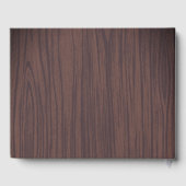 Rustikale Sonnenblumen, Lichter, Spitzen-Brautpart Gästebuch (Rückseite)