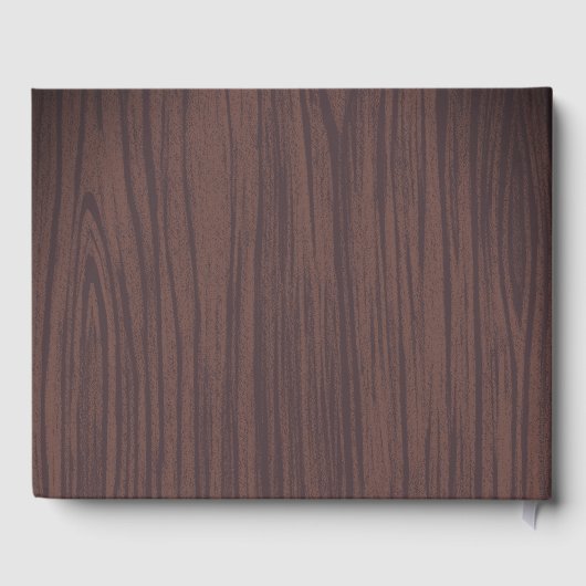 Rustikale Sonnenblumen, Lichter, Spitzen-Brautpart Gästebuch (Rückseite)