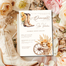 Rustikale Sonnenblumen-Quinceañera-Charro-Hochzeit