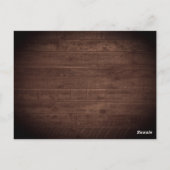 Rustikale Sonnenblumen Rose Lichter Einladung Hoch Postkarte (Rückseite)