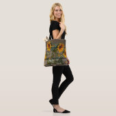Rustikale Sonnenblumen Schmetterlinge Barrett Tasche (Am Model)