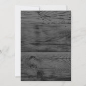 Rustikale Sonnenblumen Stiefel Stall Hochzeit Einl Einladung (Rückseite)