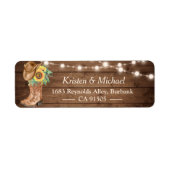 Rustikale Sonnenblumen Stiefel Streichelleuchten (Vorne)