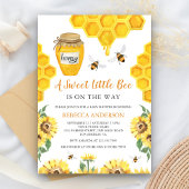 Rustikale Sonnenblumen Sweet Honey Bee Baby Dusche Einladung