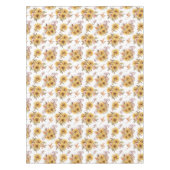 Rustikale Sonnenblumen Tischdecke (Vorderseite)