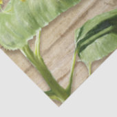 Rustikale Sonnenblumen und Bienen Holzschnitzereie Seidenpapier (Ausschnitt)