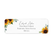 Rustikale Sonnenblumen und Hochzeit von Aquarellfa (Vorne)