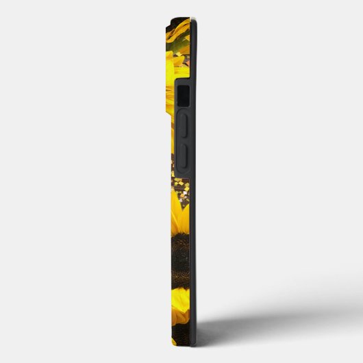 Rustikale Sonnenblumen und Name Case-Mate iPhone Hülle (Rückseite / Links)